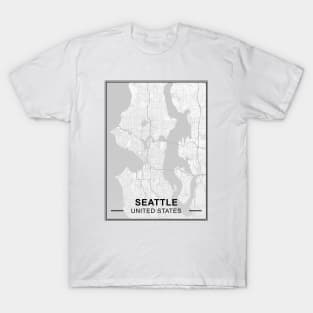 Seattle Map T-Shirt